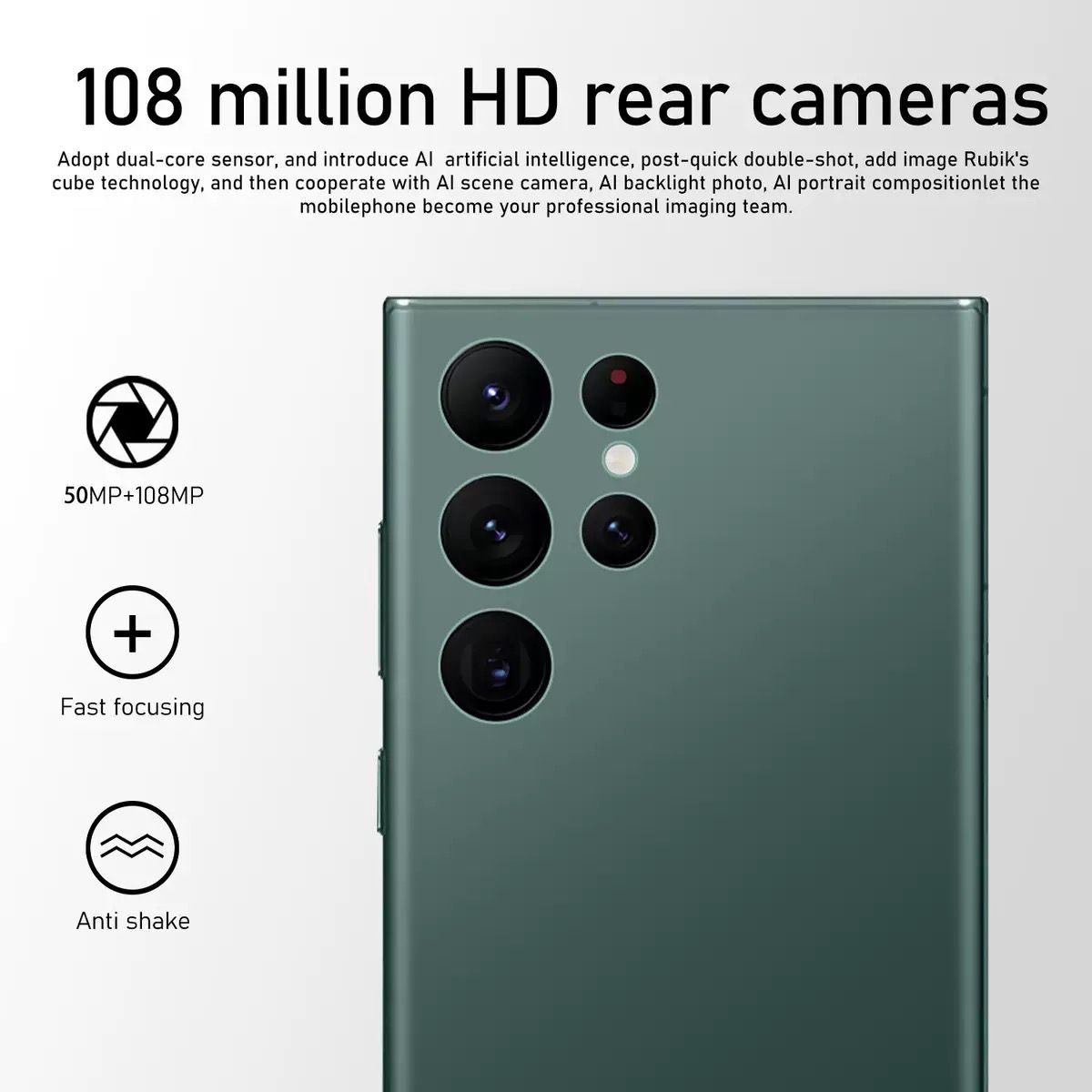 Brand New Android phone S23 Ultra Samsung phone shape 16G+1TB storage big storage 7.3inch screen smartphone cheap android cellphone