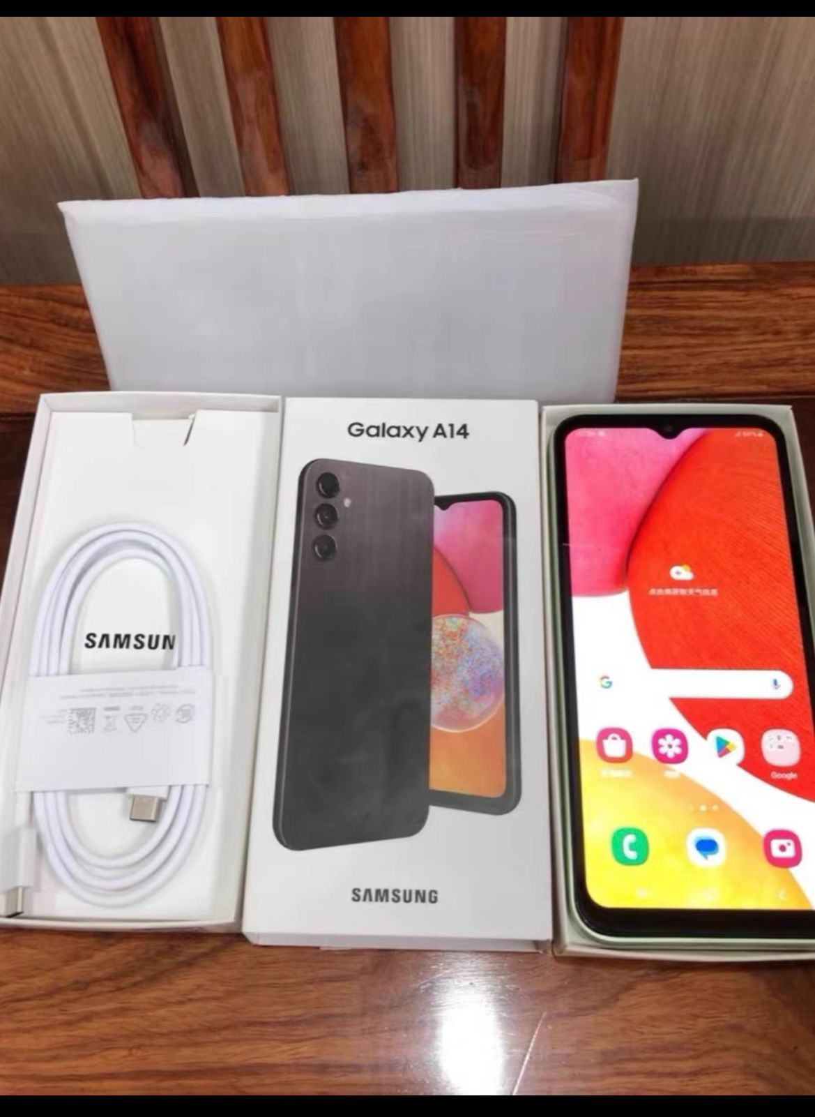 Refurbished phone Samsung Galaxy A14 Dual SIM Unlocked 6G+128GB WIFI Good Camera Smartphone