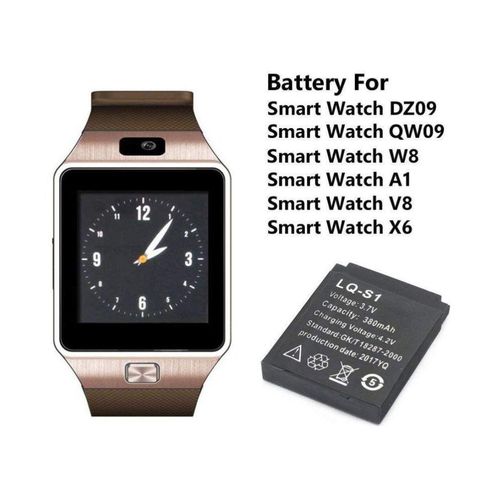 3.7V 380mAh SmartWatch Rechargeable Li-Ion Polymer Battery For DZ09 V8 Q18 A1 Smart Watch Battery