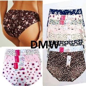 4pcs Ladies Sexy Satin Ice Silk Underwear Women Sexy Seamless Panties Pack