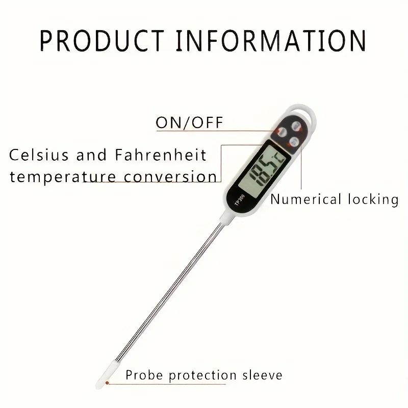 Digital Kitchen Thermometer For Bbq Electronic Cooking Food Probe Water Milk Meat Wireless Thermometer Home кулинарный термометр