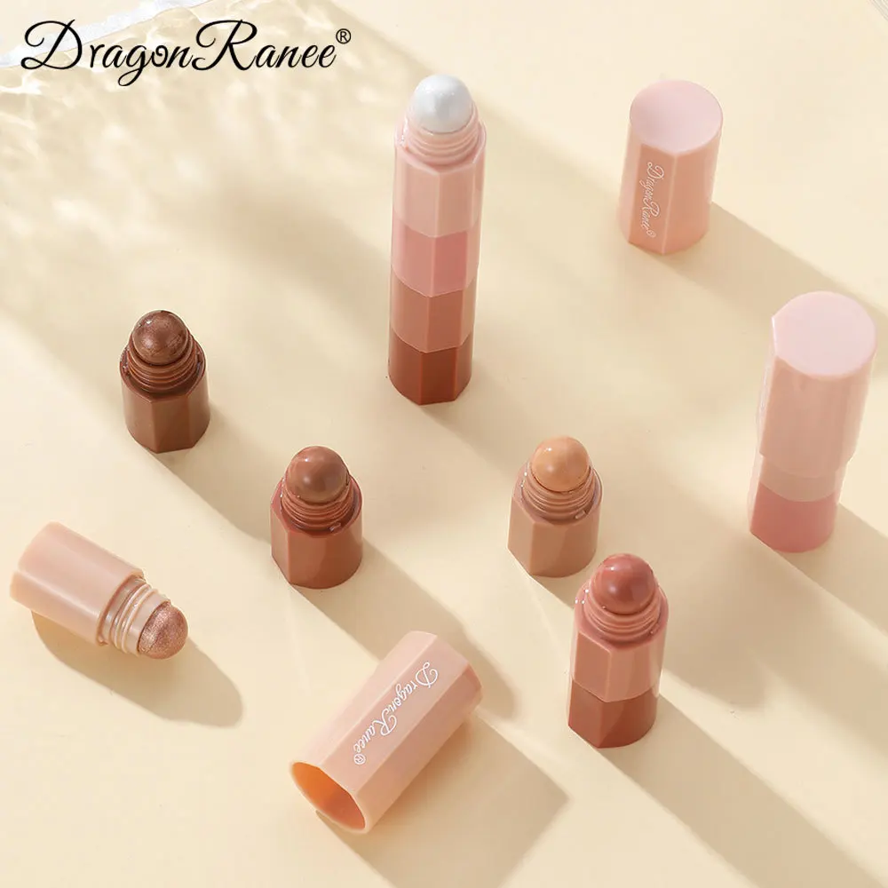 Dragon Ranee 4 color/set Lazy Eyeshadow Pencil Waterproof Non-Smudge Highlighter Silkworm Pencil Pearlescent view 2