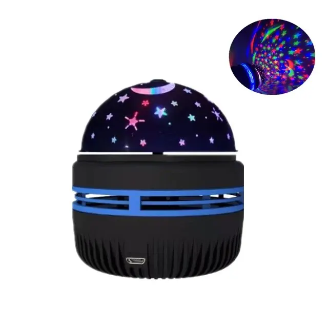 LED Star Galaxy Projector Lamp USB Auto Rotating Magic Ball Moon Light Colorful Starry Sky NightLights For Bedroom Home Decor