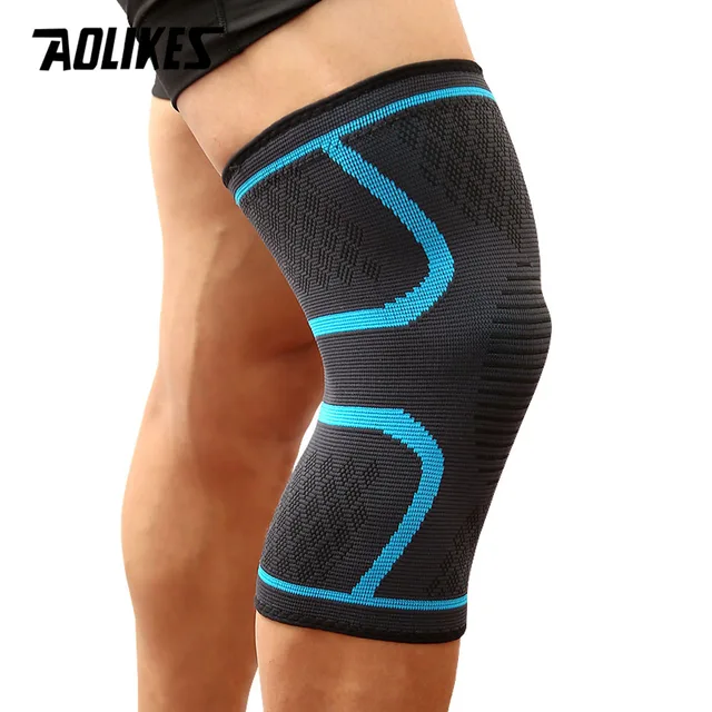 AOLIKES 1PCS Compression Knee Brace for Women Running Knee Pain, Knee Support Compression Sleeve, Workout Sports Knee Brace