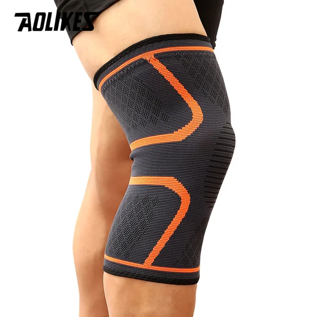 AOLIKES 1PCS Compression Knee Brace for Women Running Knee Pain, Knee Support Compression Sleeve, Workout Sports Knee Brace