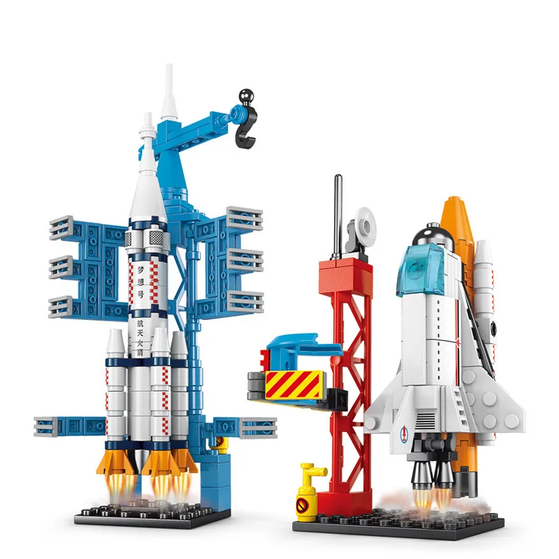 Spacecraft model assembly toys small particle building blocks boys' gifts kindergarten gifts children's toys