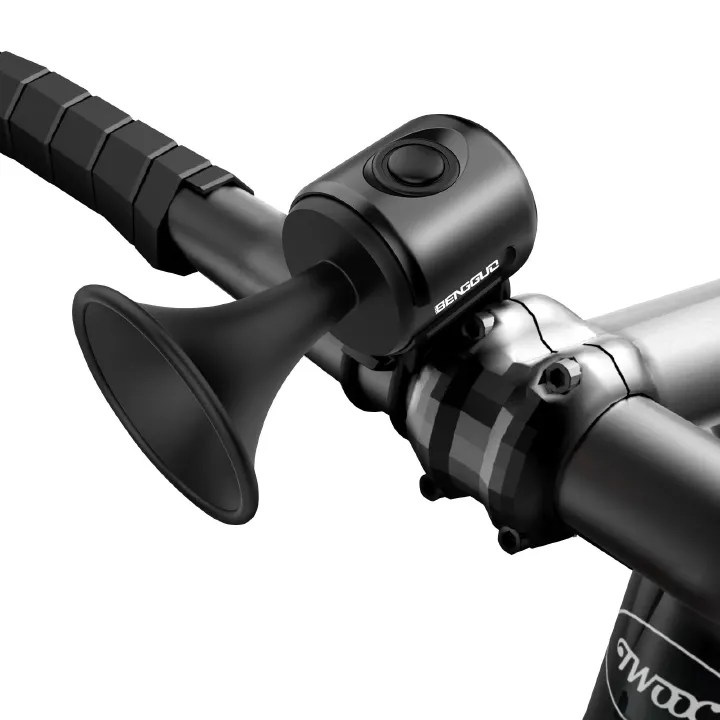 Bicycle Electric Horn High Sound 120dB Waterproof Anti-theft Audio Warning Alert Bike Bell for Safety Riding