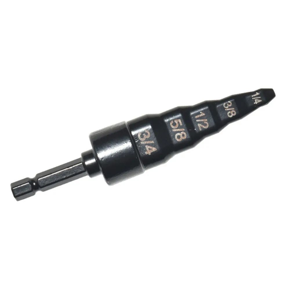 Tube Expander 5 In 1 Copper Tube Expander Air Conditioner Copper Pipe Swaging Tools Hex Shank Electric Drill Bit Flaring Tools