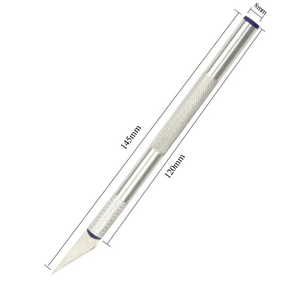 13Pcs Carving Knife Craft Sculpture Paper Cutting Blade Precision Engraving Cutter Non-Slip Hand Tool DIY Art Hobby Repair Set