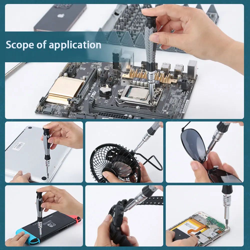 Multifunction Precision Screwdriver Set Magnetic BitsTool Kit Phone Repair Hand Tools Set For Xiaomi Smartphones IPhone Eyeglass
