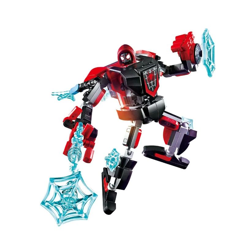 Movie Superhero Avengers Doll Building Blocks Thor Iron Man Spider-Man Joint Movable Model Assembled Building Block Toys