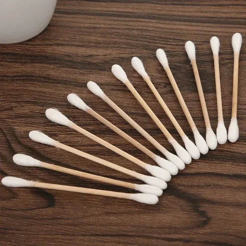 500pcs Per Pack, 5 Packs, Double-ended Cotton Swabs, Baby Cotton Swabs, Ear Cleaning Sticks, Healthy Cleaning Tools