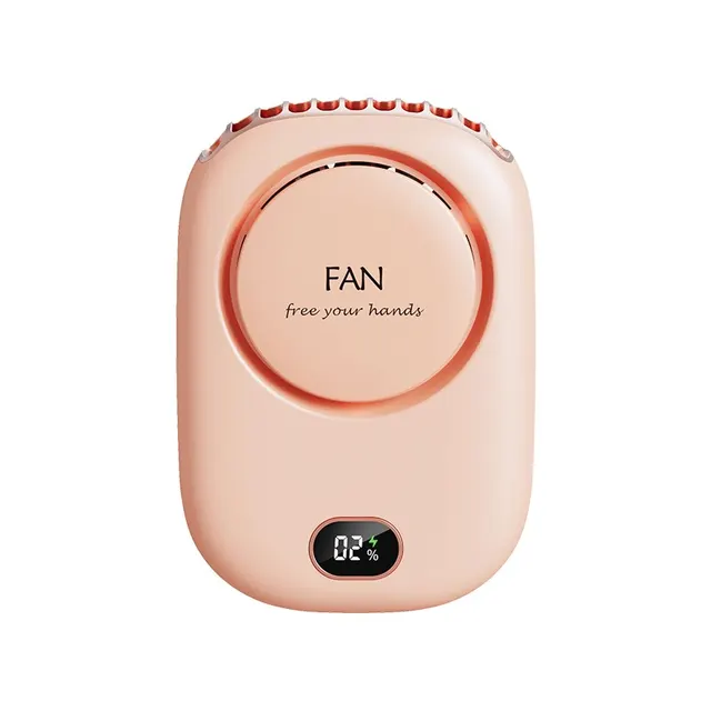 Mini Portable Fan Portable Rechargeable Bladeless Turbo Ultra Quiet Student Hand Held Fan Outdoor Sports Travel