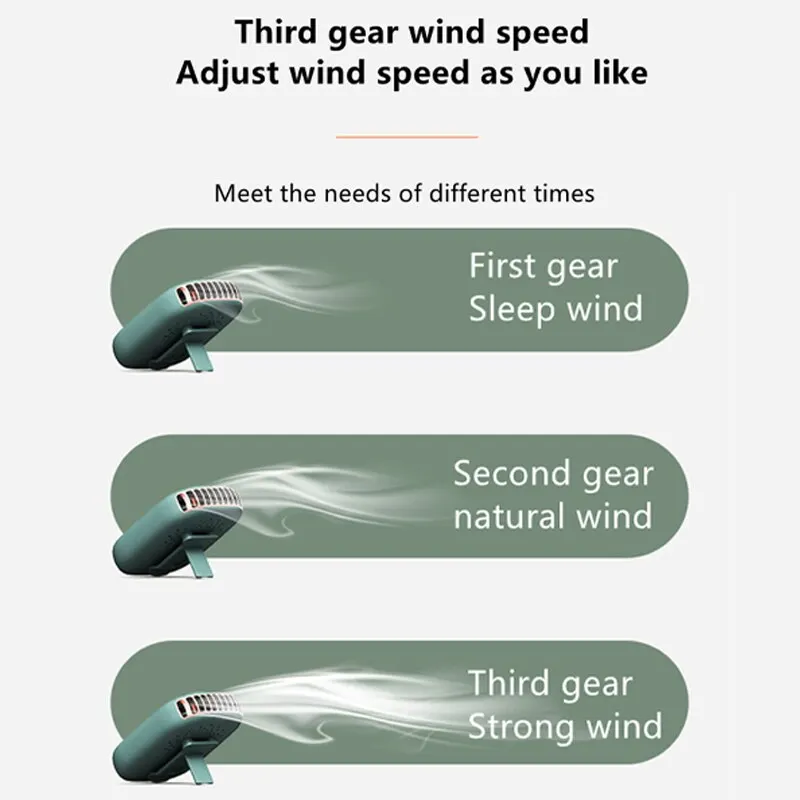 Mini Portable Fan Portable Rechargeable Bladeless Turbo Ultra Quiet Student Hand Held Fan Outdoor Sports Travel