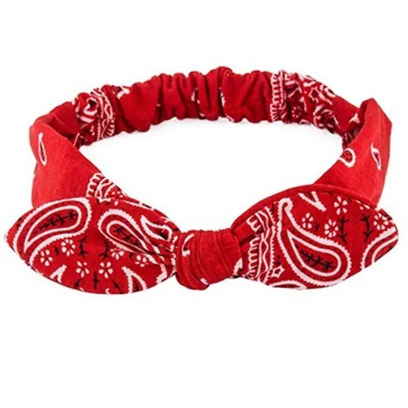 New Women Suede Soft Solid Print Headbands Vintage Boho Cross Knot Elastic Hairbands Bandanas Girls Hair Bands Hair Accessories