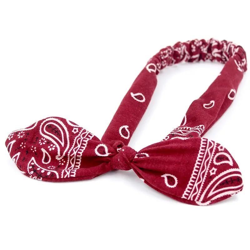 New Women Suede Soft Solid Print Headbands Vintage Boho Cross Knot Elastic Hairbands Bandanas Girls Hair Bands Hair Accessories