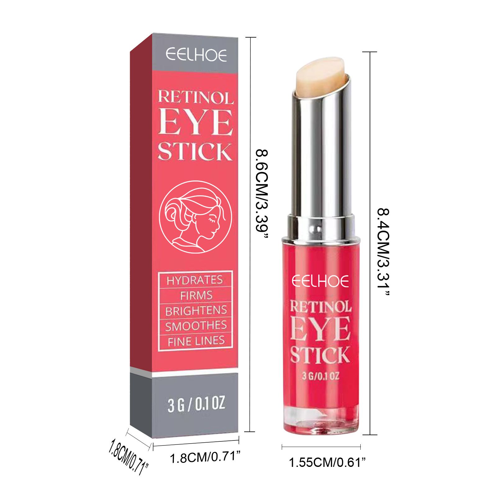 Retinol Eye Cream Lightening Dark Circles Firming Skin Instant Eye Repair Serum Stick for women Women Eyes Care