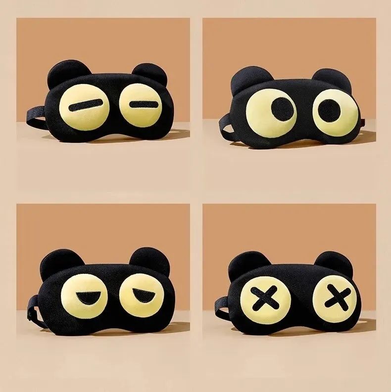 Cute Eye Mask Sleep Soothing Eye Fatigue Warm Compress Wear Comfortable Children And Students Eye Masks