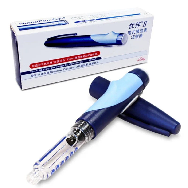 Eli Lilly 2 Pen Type Insulin Syringe Is Suitable For 3mL Insulin Cartridge For Insulin Injection In The Treatment Of Diabetes