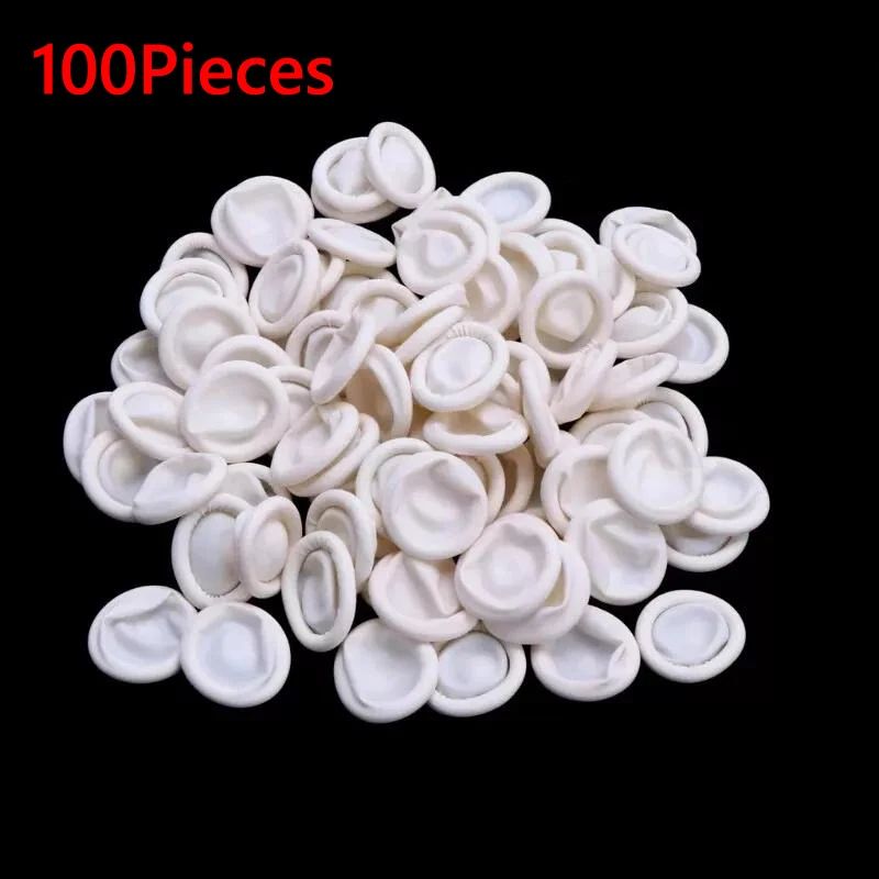 20/50/100pcs Disposable Latex Rubber Finger Cots Sets DIY Silicone UV Resin Glue Molds Epoxy Makeing Watch Repair Tool