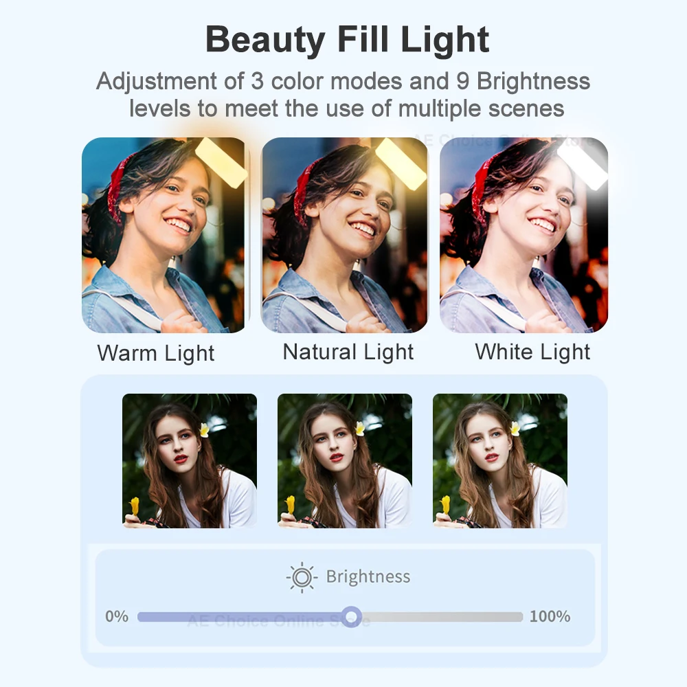 Q18 Gimbal Stabilizer Handheld Mobile Phone Selfie Stick Holder Fill Light Bluetooth for HUAWEI Xiaomi IPhone Follow Shoot Mode