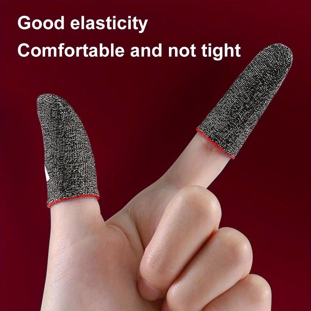 10pcs Fingertip Gaming Gloves - Sweatproof Anti-slip Finger Sleeves for PUBG Gamers - Breathable Touch Screen Finger Covers with Enhanced Grip and Sensitivity
