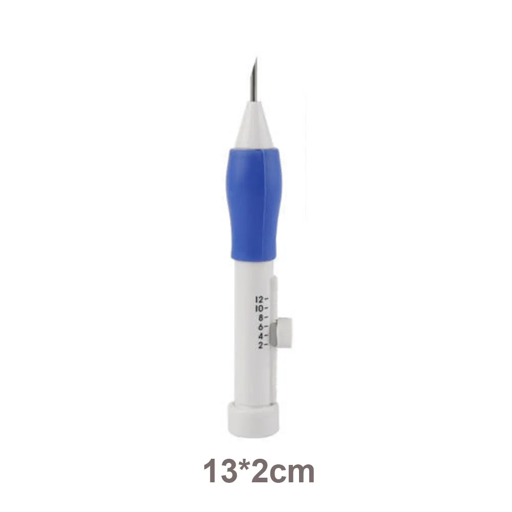 DIY Crafts Magic Embroidery Pen Set DIY 3 Interchangeable Punch Needle Sewing Accessories