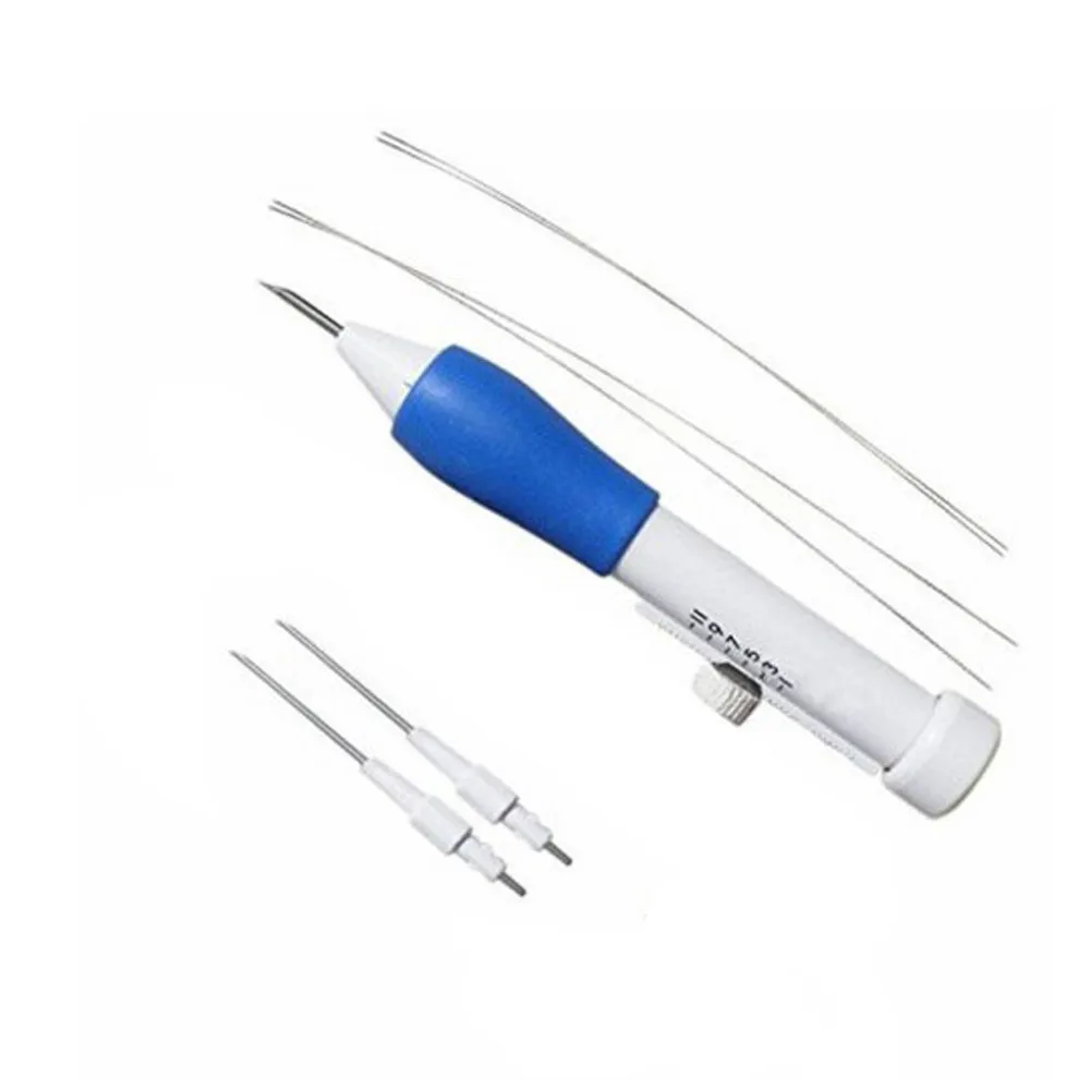 DIY Crafts Magic Embroidery Pen Set DIY 3 Interchangeable Punch Needle Sewing Accessories