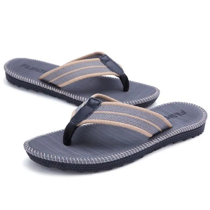 Men&apos;s Flip Flops Summer Men&apos;s Beach Slippers Men&apos;s Sandals Dragging Man Shoes Leisure Bathroom Shoes