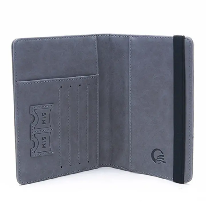 RFID Passport Bag Multi-function Document Package Portable Travel Ultra-thin Passport Holder