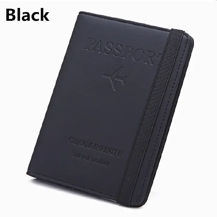 RFID Passport Bag Multi-function Document Package Portable Travel Ultra-thin Passport Holder