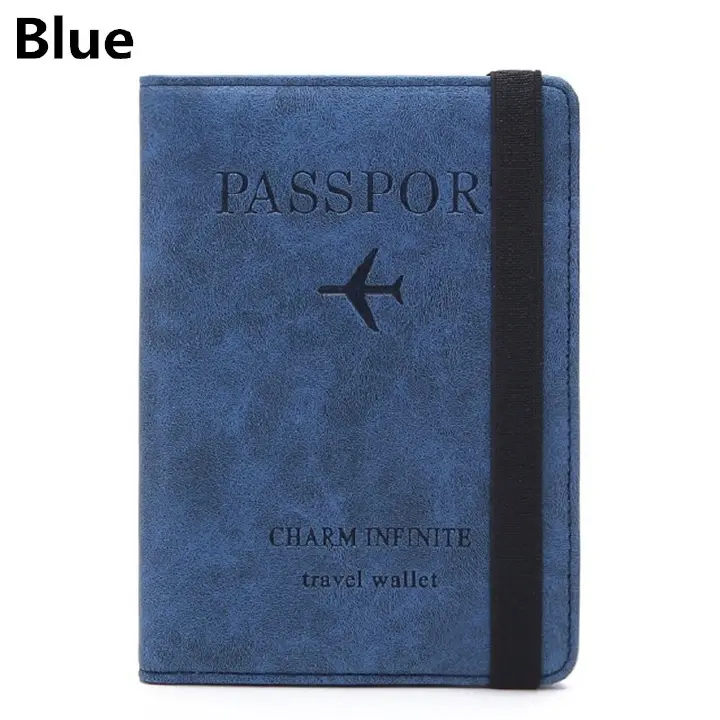 RFID Passport Bag Multi-function Document Package Portable Travel Ultra-thin Passport Holder