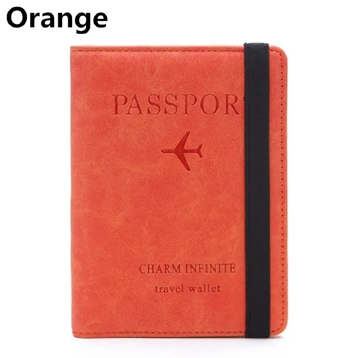RFID Passport Bag Multi-function Document Package Portable Travel Ultra-thin Passport Holder