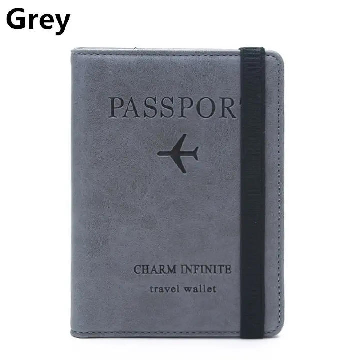 RFID Passport Bag Multi-function Document Package Portable Travel Ultra-thin Passport Holder
