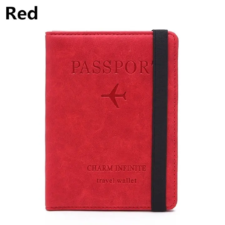 RFID Passport Bag Multi-function Document Package Portable Travel Ultra-thin Passport Holder