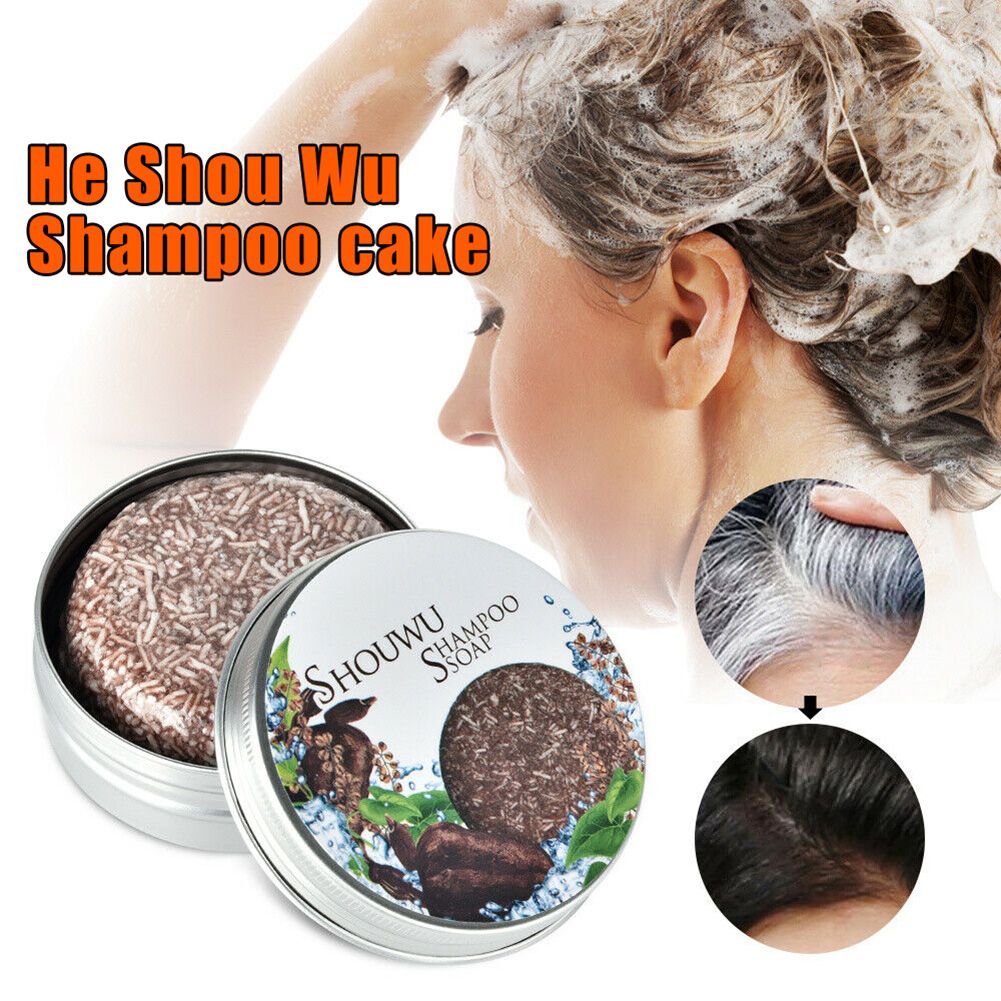 Grey Reverse Shampoo Bar Polygonum Multiflorum Essence Hair Darkening Shampoo Anti White Hair Soap