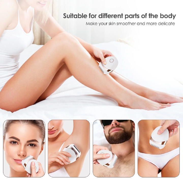 Women Hair Remover Electric Painless Epilator Facial Shaver Machine Face Leg Bikini Armpit Arm Female Razor Hair Trimmer Gold