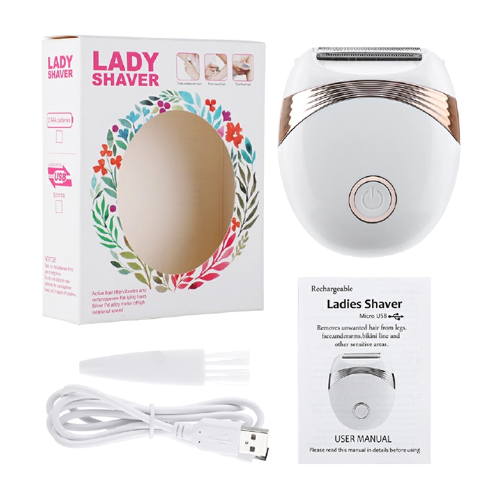 Women Hair Remover Electric Painless Epilator Facial Shaver Machine Face Leg Bikini Armpit Arm Female Razor Hair Trimmer Gold
