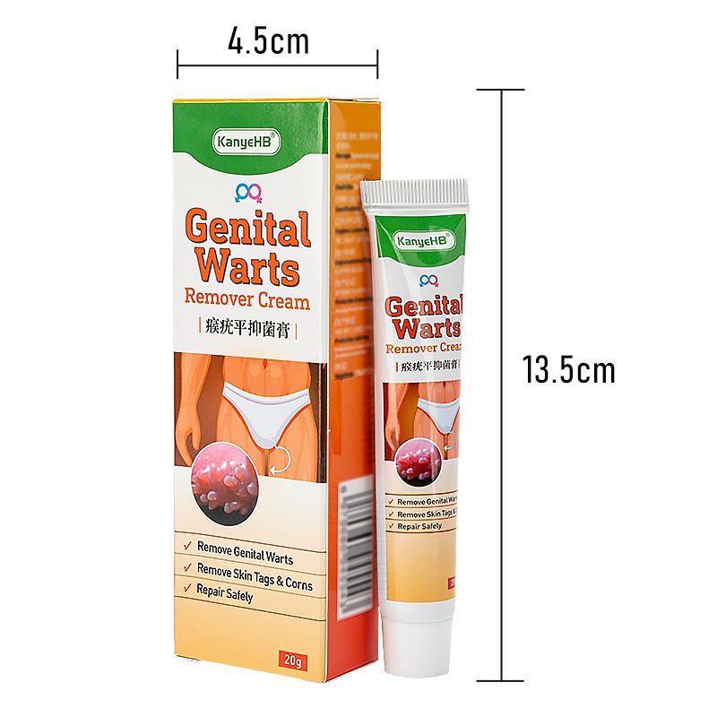 20g Genital Wart Herpes Remover Ointment Skin Tags Mole &amp; Papillomas Wart Remover Condyloma Acuminatum Treatment Cream