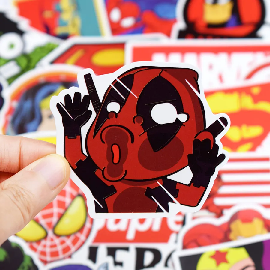 50pcs Stickers Kids Toy Sticker for Luggage Laptop Skateboard Motorcycle Waterproof Sticker