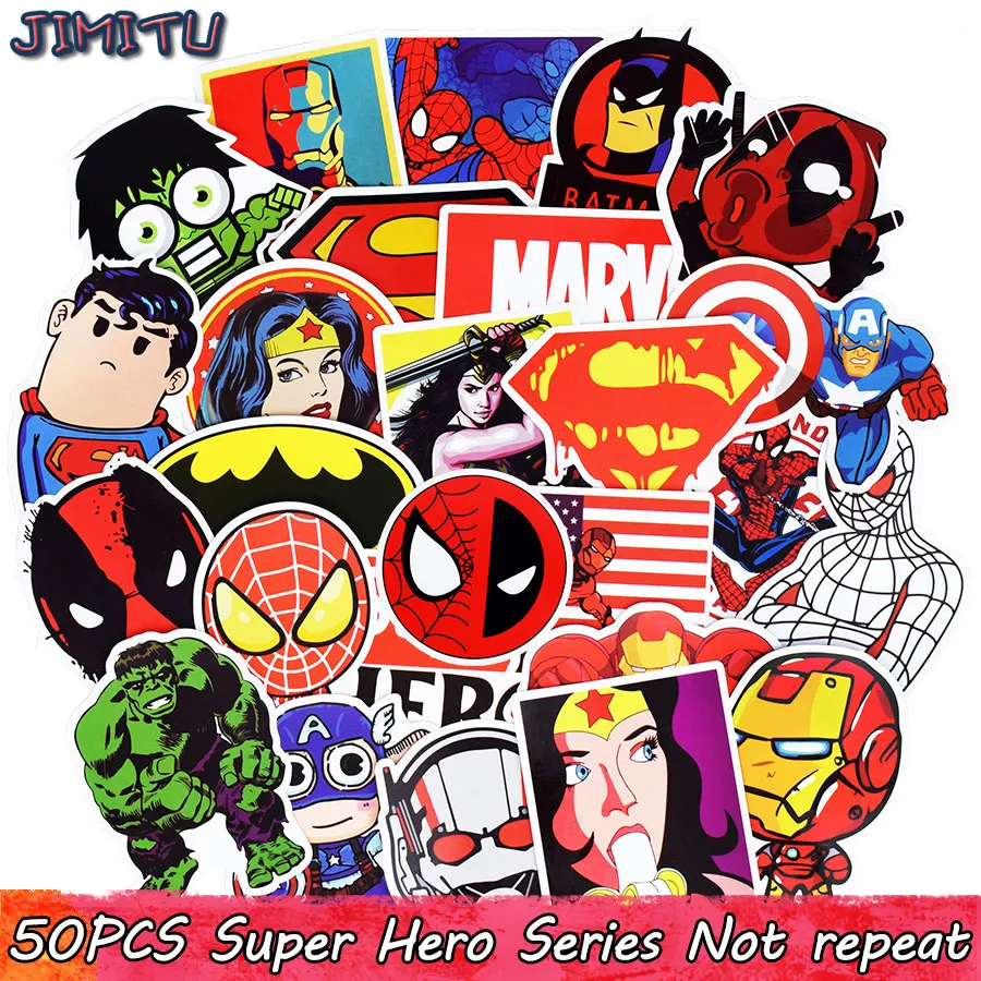 50pcs Stickers Kids Toy Sticker for Luggage Laptop Skateboard Motorcycle Waterproof Sticker