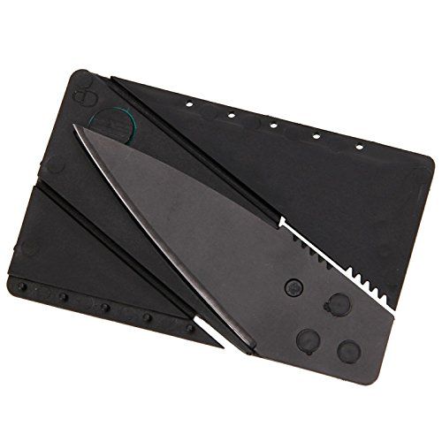 2pcs Credit Card Knives Lot, folding, wallet thin, pocket survival micro knife Stainless Kitchen Fruits Creative Tool Multifunctional Card Folding Paring Mini Tool Parts Card Gift Outdoor