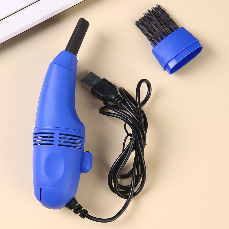 Mini Computer Vacuum USB Keyboard Cleaner PC Laptop Brush Dust Cleaning Kit
