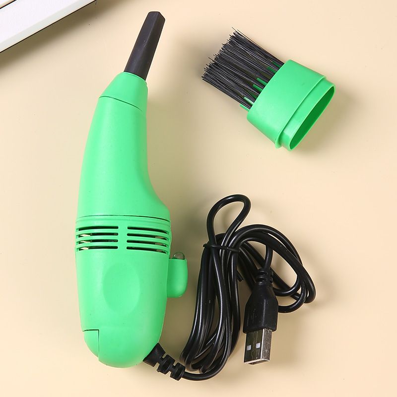Mini Computer Vacuum USB Keyboard Cleaner PC Laptop Brush Dust Cleaning Kit