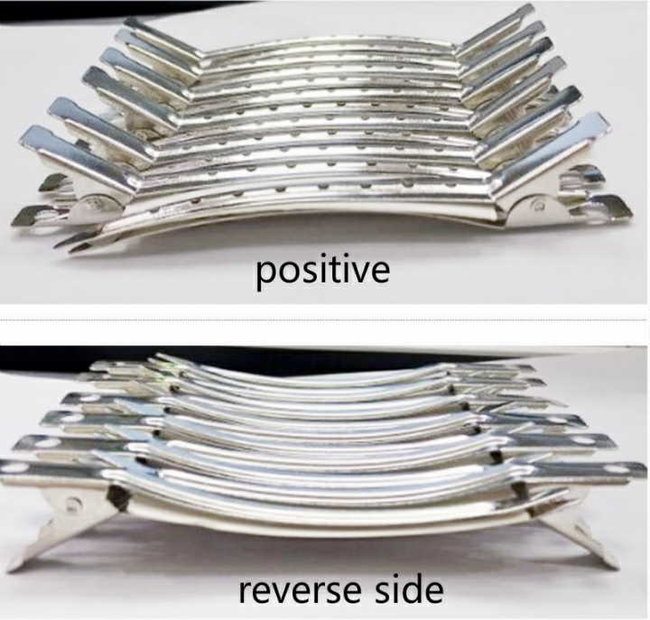 10PCS hair clips headwear stainless hairdressing clips clamp salon equipments human hair style tools