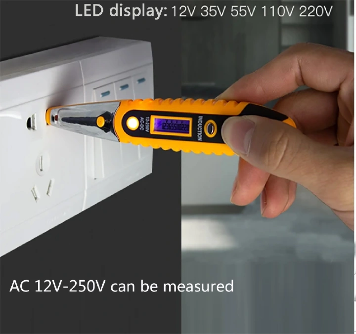 Multifunction Digital Voltage Tester Pen DC AC Voltage Detector induction breakpoint test 1pcs