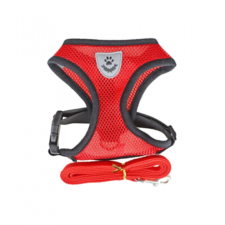 Dog Harness with Leash Set Adjustable Padded Dog Harness Set Super Durable Dog Vest Harness