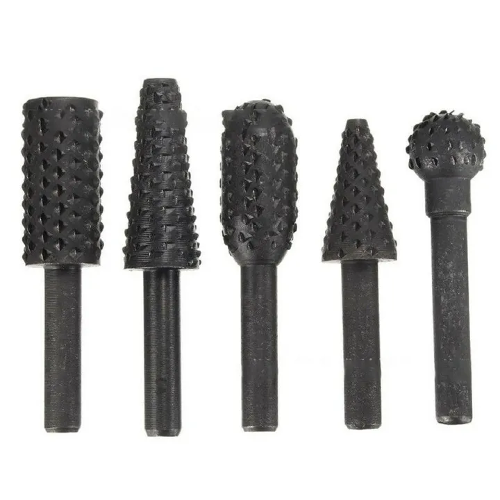 5PCS 1/4&apos;&apos; Drill Bit Set Cutting Tools For Woodworking Knife Wood Carving Tool