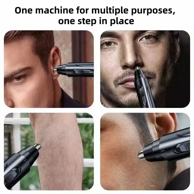 Electric Nose Hair Trimmer Safe Not To Hurt The Nose Not Stuck Hair Multifunctional Shaving Nose Hair Electric Eyebrow Trimmer