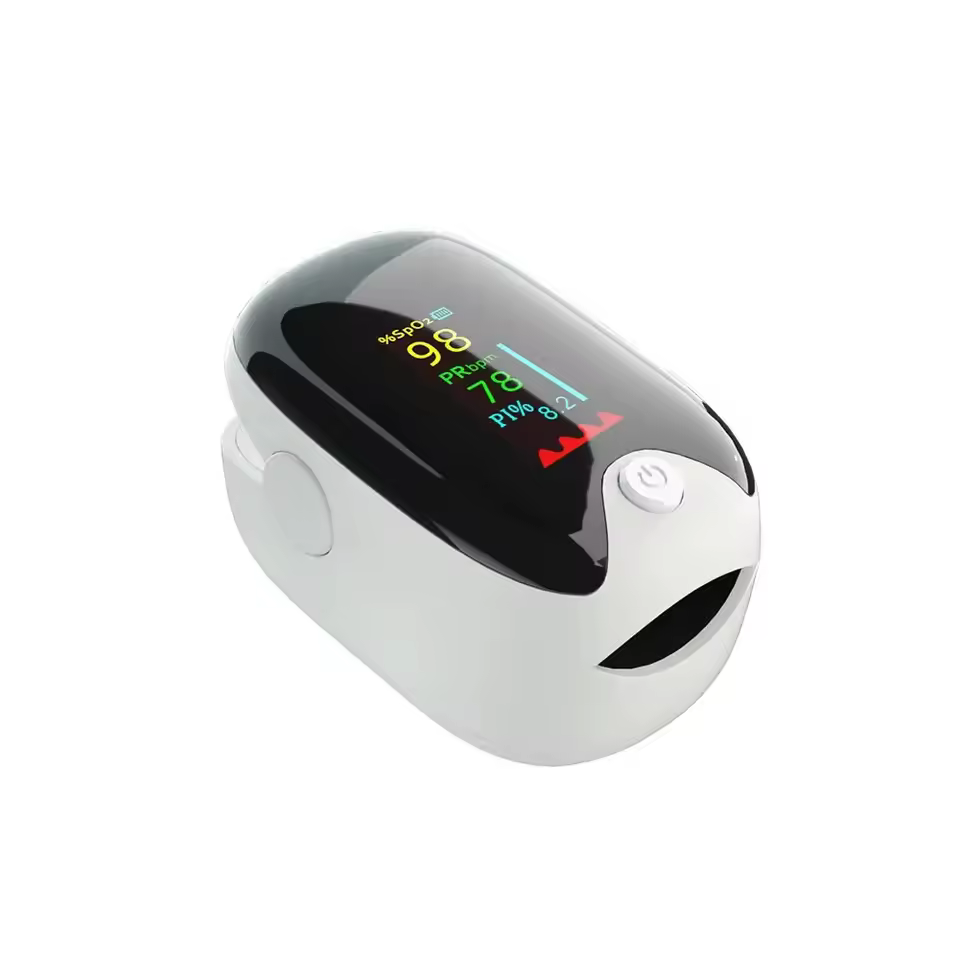 AIQUE Finger Pulse Oximeter Digital Finger Clip TFT Display SpO2 PR Heart Rate Monitor Blood Oxygen Saturation Meter Portable
